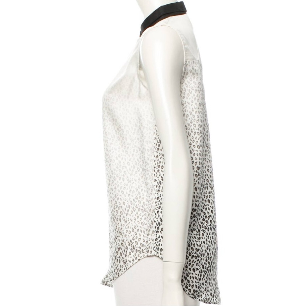 BAND OF OUTSIDERS 100% Silk Leopard Ombre Top - Picture 8 of 16